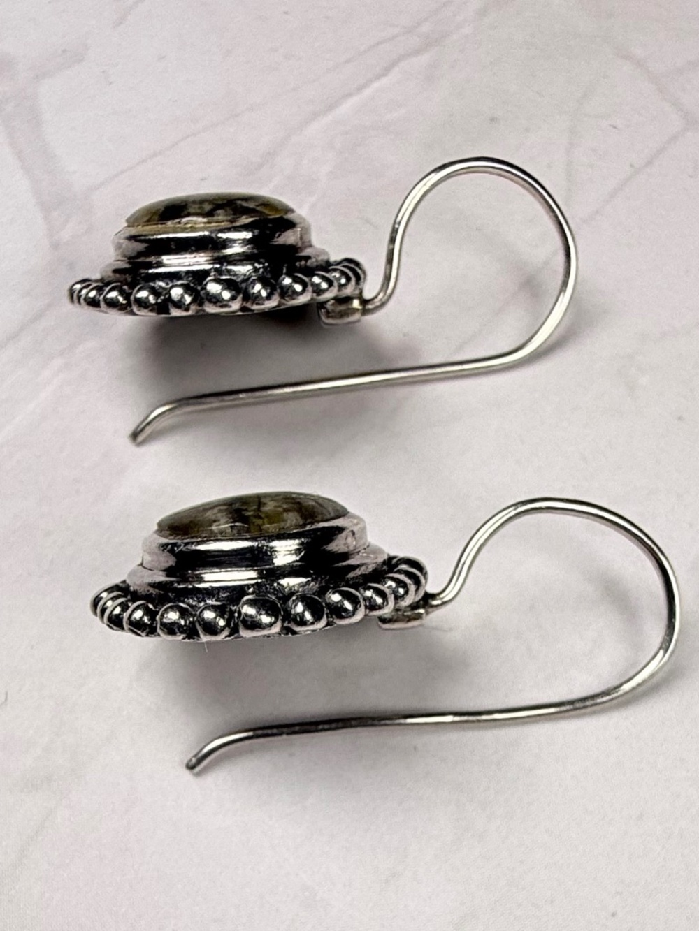Vintage Sterling Silver Earrings - Picture 8 of 8